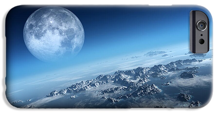 Earth iPhone 6 Case featuring the photograph Earth icy ocean aerial view by Johan Swanepoel