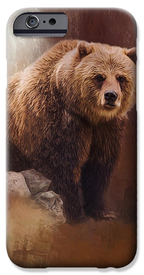 Great Strength - Grizzly Bear Art IPhone 6 Case for Sale by Jordan ...