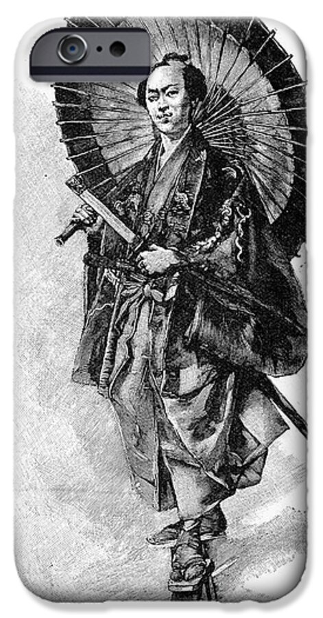 1893 iPhone 6 Case featuring the photograph Japan: Samurai, 1893 by Granger