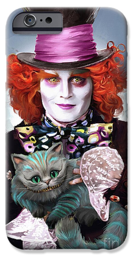 Mad Hatter And Cheshire Cat Iphone 6 Case For Sale By Melanie D