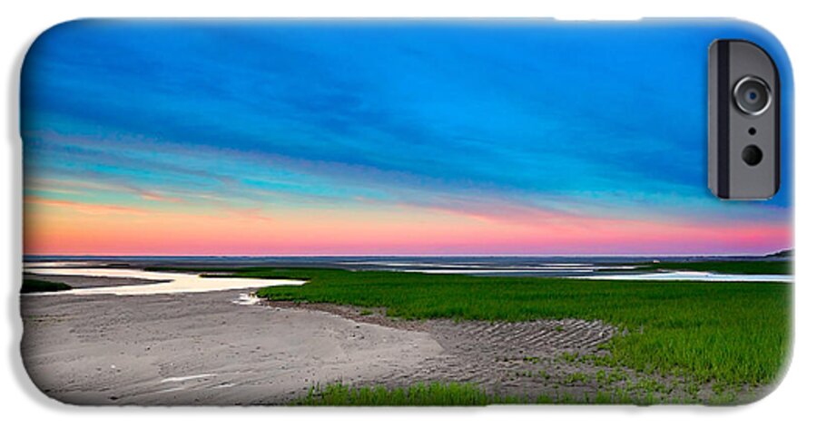 Sunset iPhone 6 Case featuring the photograph Paines Creek Sunset Cape Cod by Matt Suess