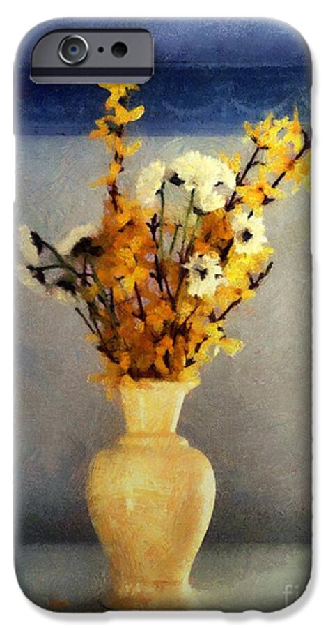 Flowers iPhone 6 Case featuring the painting Spring Spice by RC DeWinter