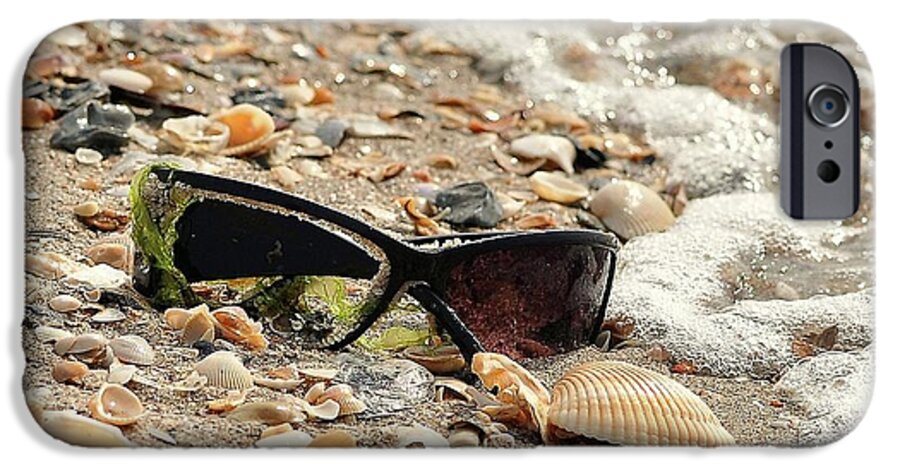 Beach iPhone 6 Case featuring the photograph Sun Shades and Sea Shells by Al Powell Photography USA