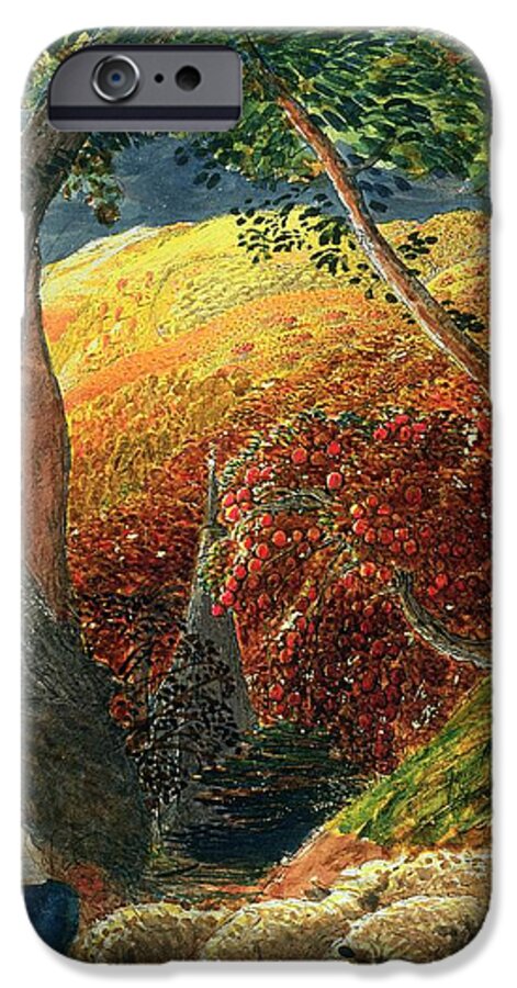 The Magic The Magic Apple Tree By Samuel Palmer iPhone 6 Case featuring the painting The Magic Apple Tree by Samuel Palmer