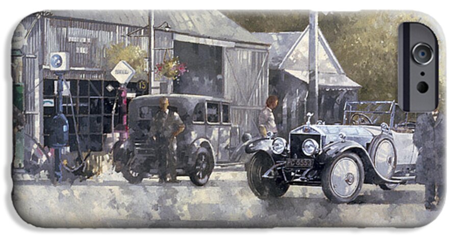 Garage iPhone 6 Case featuring the painting The Way We Were by Peter Miller