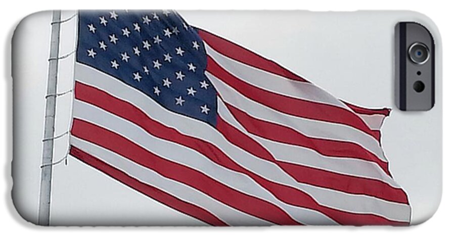 Flag iPhone 6 Case featuring the photograph USA Flag by Shelly Dixon