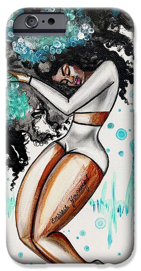 Embrace Yourself iPhone 6 Case featuring the painting Wash Day by Artist RiA