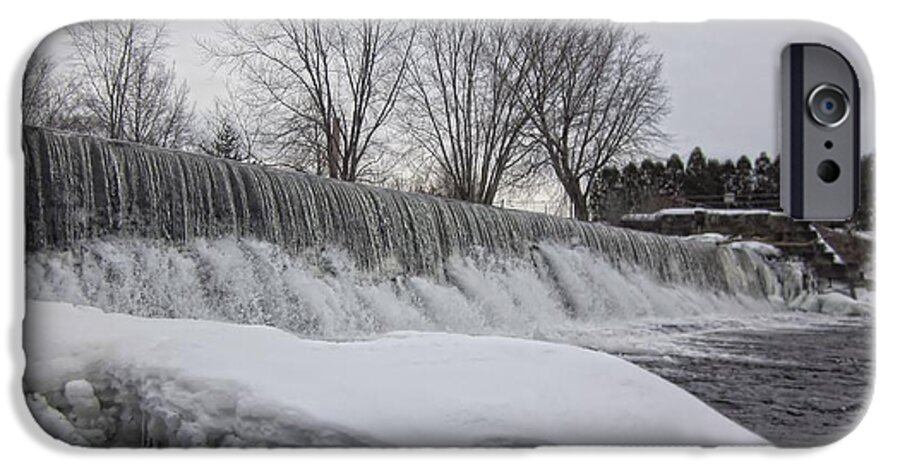 Falls iPhone 6 Case featuring the photograph Winter Falls by MTBobbins Photography