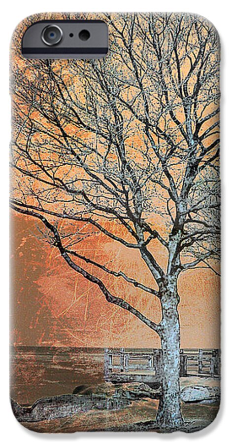 Winter Scene iPhone 6 Case featuring the photograph Winter's Dawn by Shawna Rowe