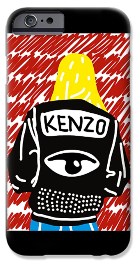 Kenzo Art Design iPhone 6 Case by Joni Joni - Fine Art