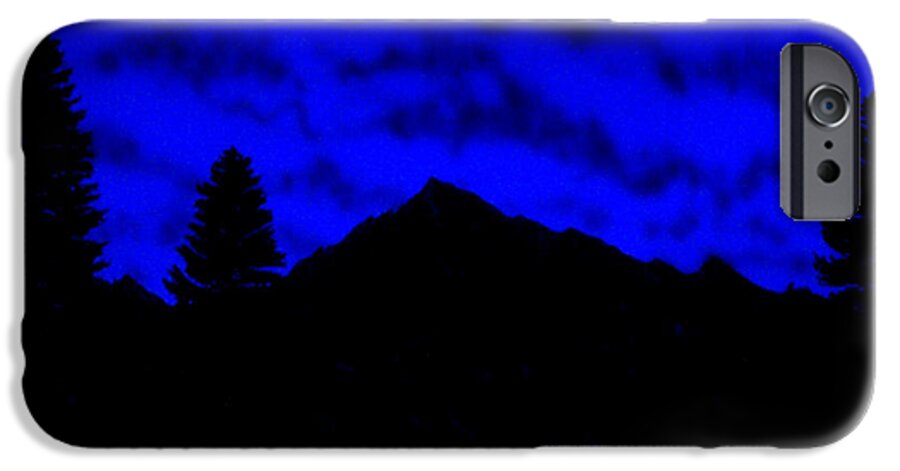 Nocturnal iPhone 6 Case featuring the painting Above The Foothills by Frank Wilson