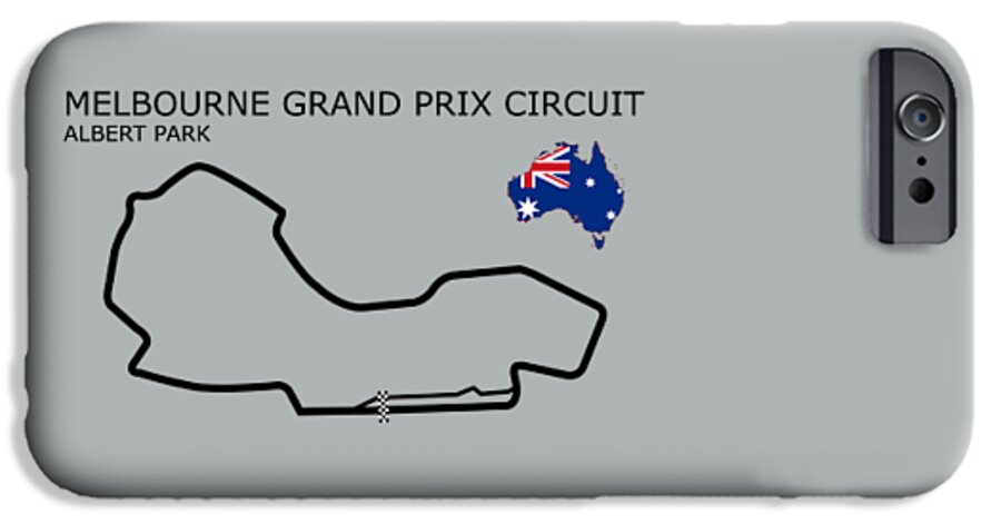 Melbourne Grand Prix iPhone 6 Case featuring the photograph Albert Park Lake Circuit by Mark Rogan