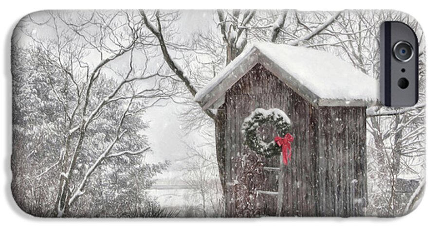 Outhouse iPhone 6 Case featuring the photograph Cold Seat by Lori Deiter