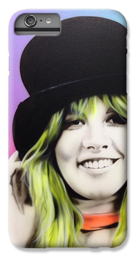 Stevie iPhone 6 Plus Case featuring the painting Stevie by Christian Chapman Art
