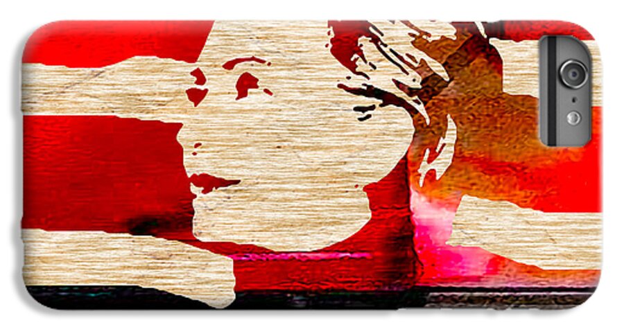 Hillary Clinton Paintings Mixed Media iPhone 6 Plus Case featuring the mixed media Hillary Clinton 2016 #2 by Marvin Blaine