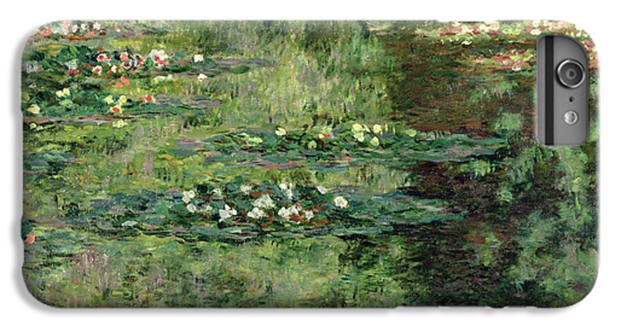 Etang Aux Nympheas iPhone 6 Plus Case featuring the painting The Waterlily Pond by Claude Monet