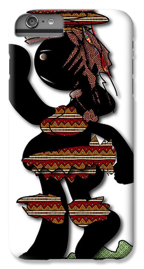 African Dancer iPhone 6 Plus Case featuring the digital art African Dancer 7 by Marvin Blaine