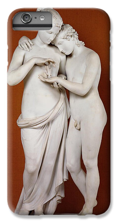 Cupid And Psyche iPhone 6 Plus Case featuring the photograph Cupid and Psyche by Antonio Canova