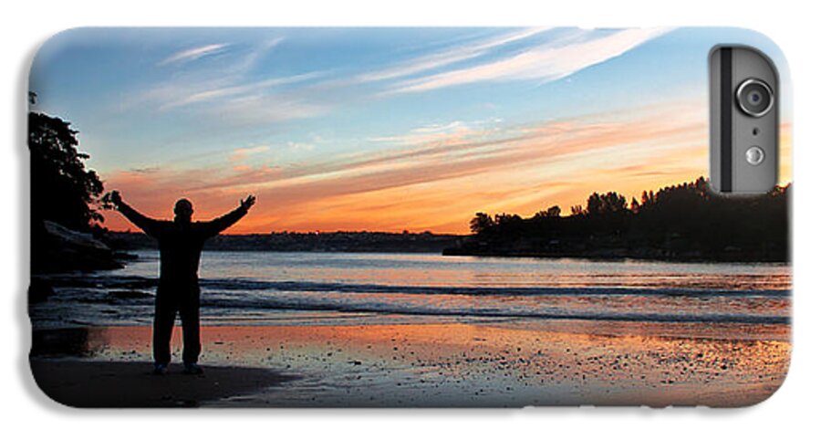 Sunset iPhone 6 Plus Case featuring the photograph Happiness can be simple by Miroslava Jurcik
