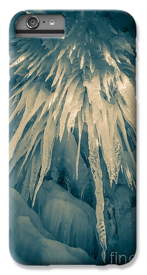Ice Castle iPhone 6 Plus Case featuring the photograph Ice Cave by Edward Fielding