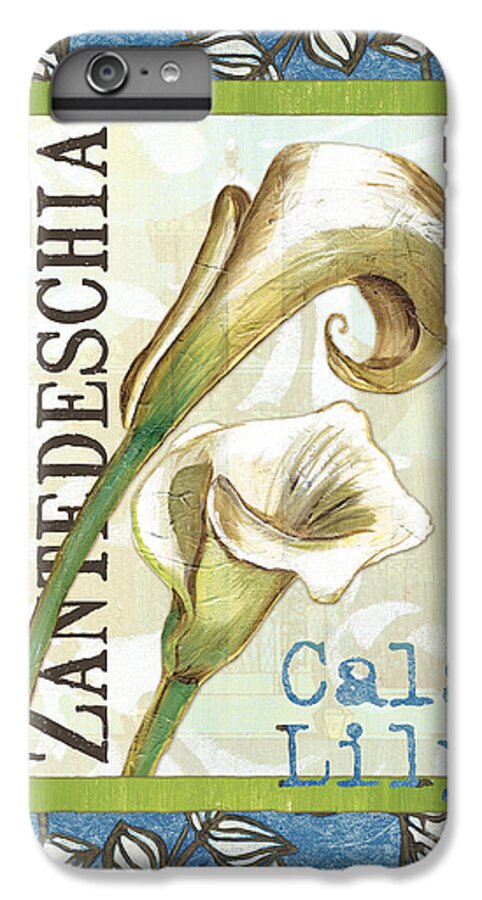 Lily iPhone 6 Plus Case featuring the painting Lazy Daisy Lily 1 by Debbie DeWitt
