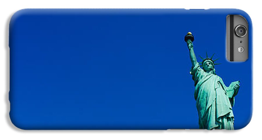 Photography iPhone 6 Plus Case featuring the photograph Low Angle View Of Statue Of Liberty by Panoramic Images