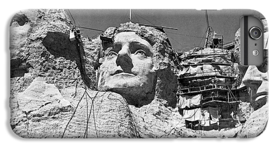 1938 iPhone 6 Plus Case featuring the photograph Mount Rushmore In South Dakota by Underwood Archives