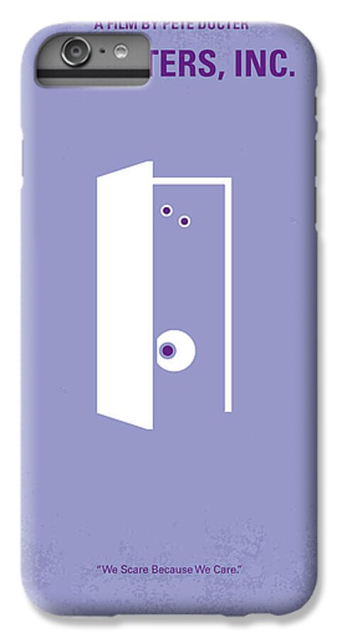 Monster iPhone 6 Plus Case featuring the digital art No161 My Monster Inc minimal movie poster by Chungkong Art