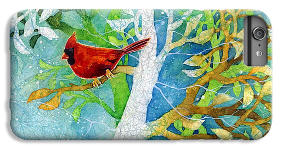 Cardinal iPhone 6 Plus Case featuring the painting Sweet Memories II by Hailey E Herrera