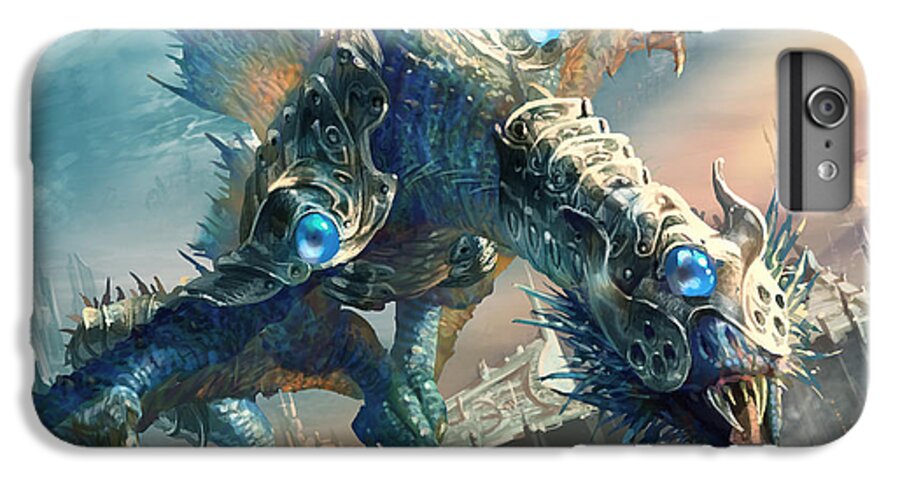 Magic The Gathering iPhone 6 Plus Case featuring the digital art Tower Drake by Ryan Barger