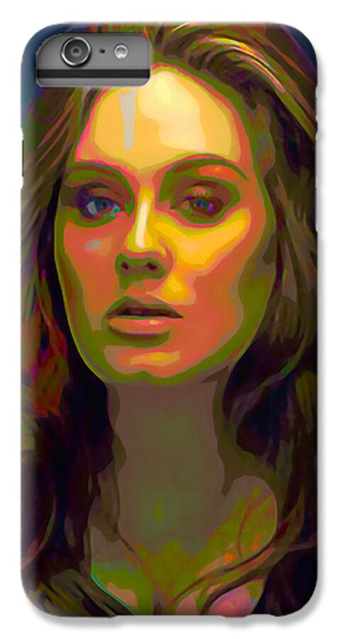 Adele iPhone 6 Plus Case featuring the digital art Adele by Fli Art