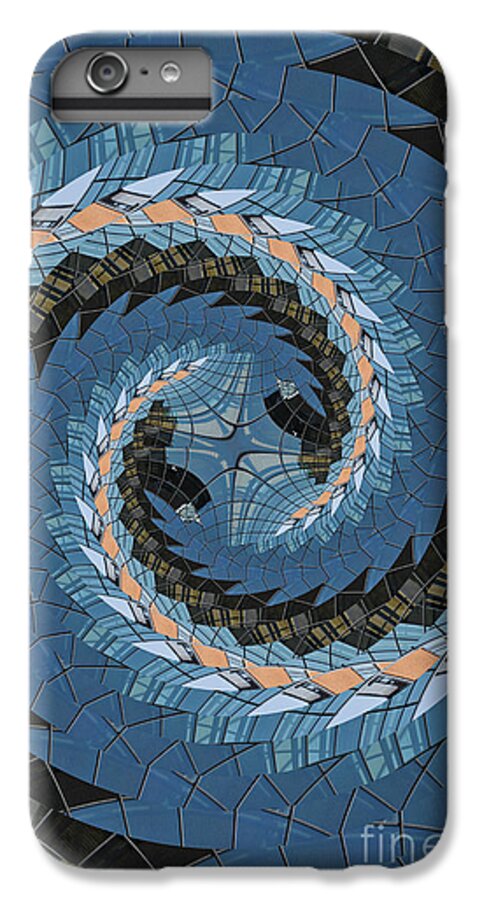 Digital Art iPhone 6 Plus Case featuring the photograph Wave mosaic. by Clare Bambers
