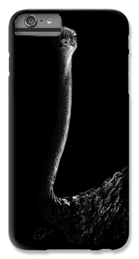 Ostrich iPhone 6 Plus Case featuring the photograph The Face off #1 by Paul Neville