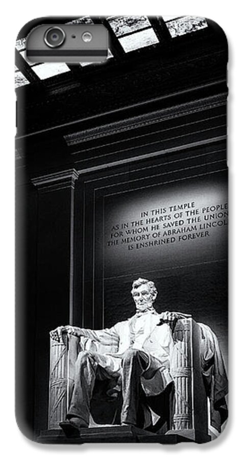 Abraham iPhone 6 Plus Case featuring the photograph Abraham Lincoln Seated by Andrew Soundarajan