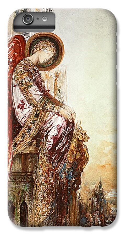 Angelic iPhone 6 Plus Case featuring the painting Angel Traveller by Gustave Moreau