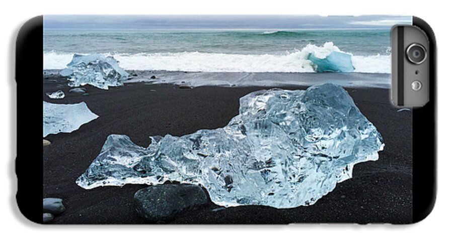 Iceland iPhone 6 Plus Case featuring the photograph Blue Ice in Iceland Jokulsarlon by Matthias Hauser
