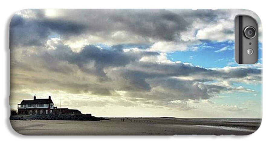 Norfolk iPhone 6 Plus Case featuring the photograph Brancaster Beach This Afternoon 9 Feb by John Edwards