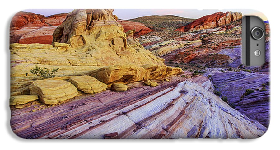 Candy Cane Desert iPhone 6 Plus Case featuring the photograph Candy Cane Desert by Chad Dutson