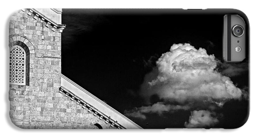 Cathedral iPhone 6 Plus Case featuring the photograph Cathedral and cloud by Silvia Ganora