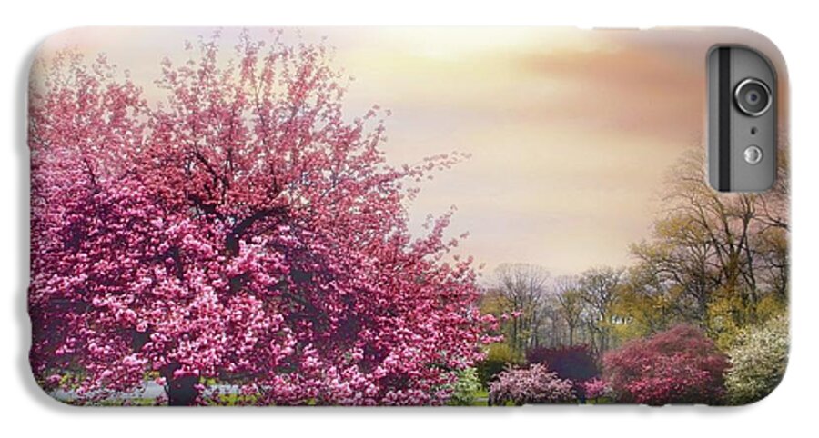 Cherry Tree iPhone 6 Plus Case featuring the photograph Cherry Orchard Hill by Jessica Jenney