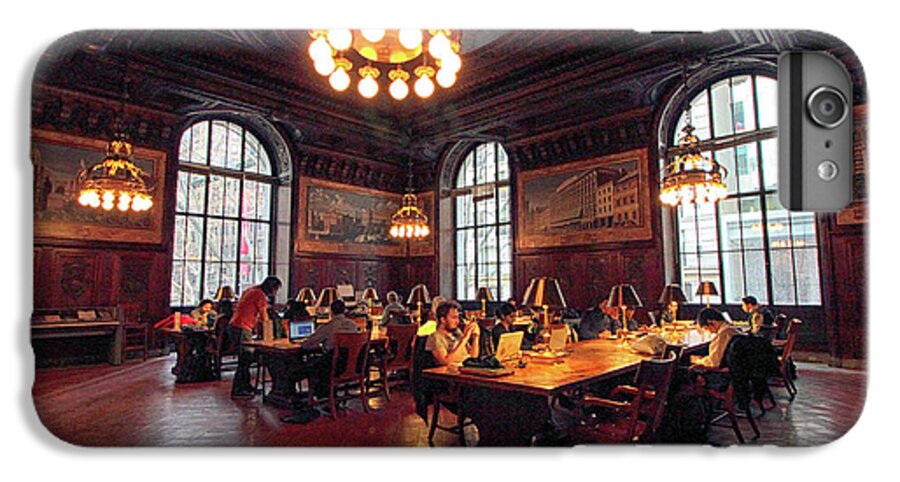 New York Public Library iPhone 6 Plus Case featuring the photograph DeWitt Wallace Periodical Room by Jessica Jenney