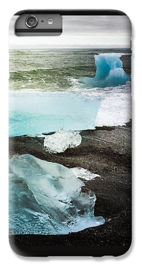 Iceland iPhone 6 Plus Case featuring the photograph Iceberg pieces Jokulsarlon Iceland by Matthias Hauser