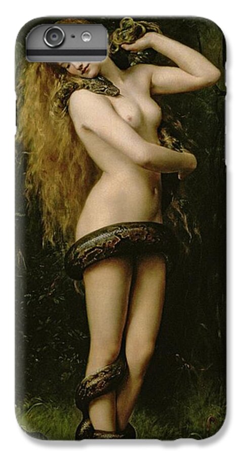 #faatoppicks iPhone 6 Plus Case featuring the painting Lilith by John Collier