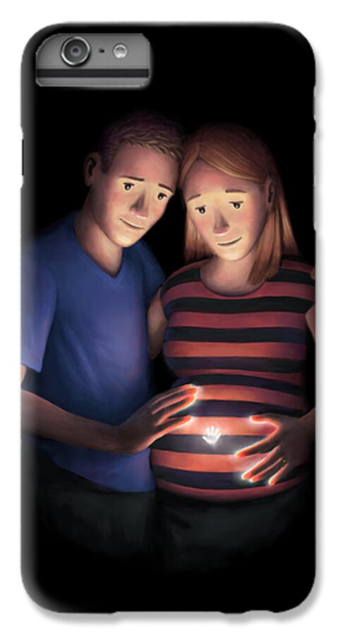 Baby iPhone 6 Plus Case featuring the digital art New Life by Ben Hartnett