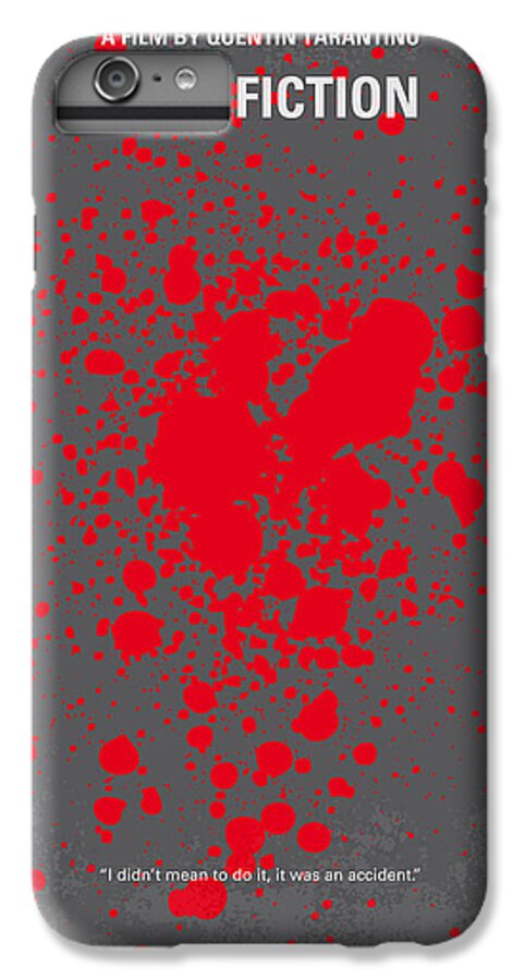 Pulp Fiction iPhone 6 Plus Case featuring the digital art No067 My Pulp Fiction minimal movie poster by Chungkong Art