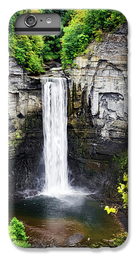 Waterfall iPhone 6 Plus Case featuring the photograph Taughannock Falls View from the Top by Christina Rollo