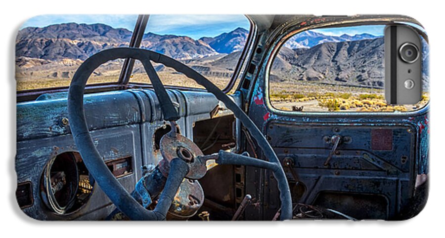 Antique Truck iPhone 6 Plus Case featuring the photograph Truck Desert View by Peter Tellone