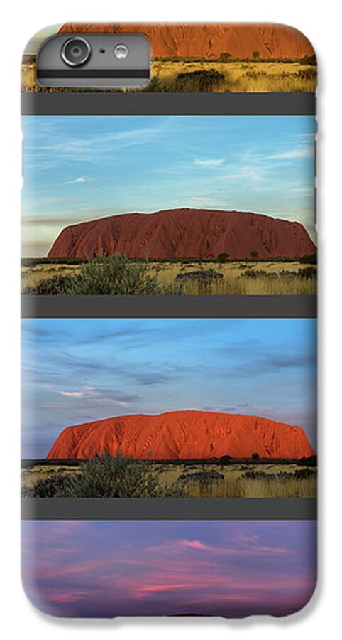 Mountain iPhone 6 Plus Case featuring the photograph Uluru Sunset by Werner Padarin