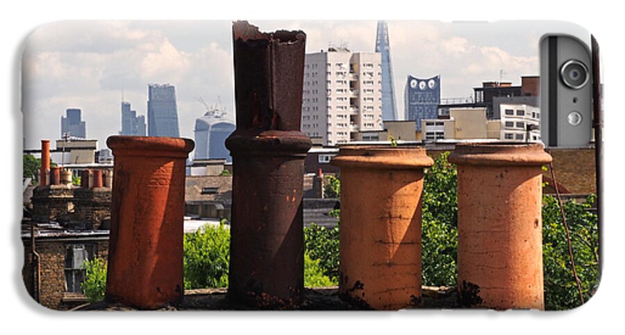 London iPhone 6 Plus Case featuring the photograph Victorian London Chimney Pots by Rona Black