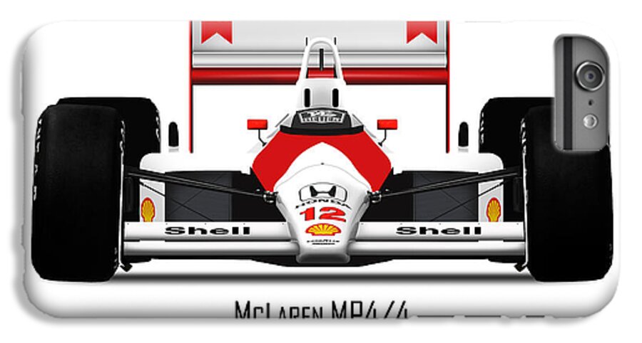Formula one with Senna Mp44 iPhone Case